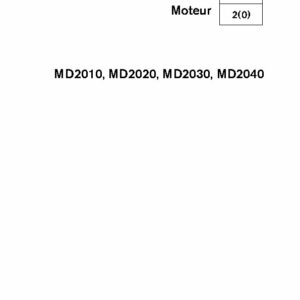 7735448 M.ATELIER 2010-2020-2030-2040 A, B, et C Moteur